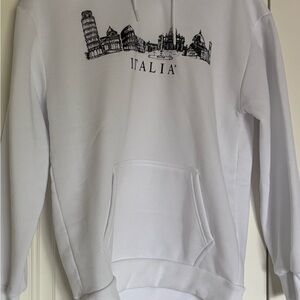 Italia White Hoodie